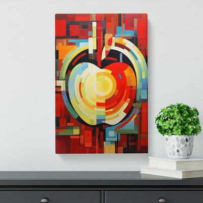 Apple Constructivism No.2 - Wrapped Canvas