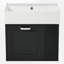 Meuble-lavabo simple 21,7 po avec comptoir en céramique 21,7 po-24837086
