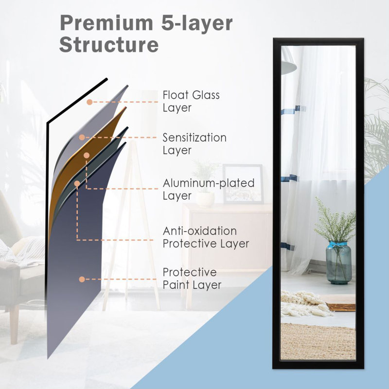 Larain Engineered Wood Mirror