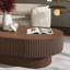 Table basse rectangulaire en bois massif cannelé 45 po Alethia-1260866401