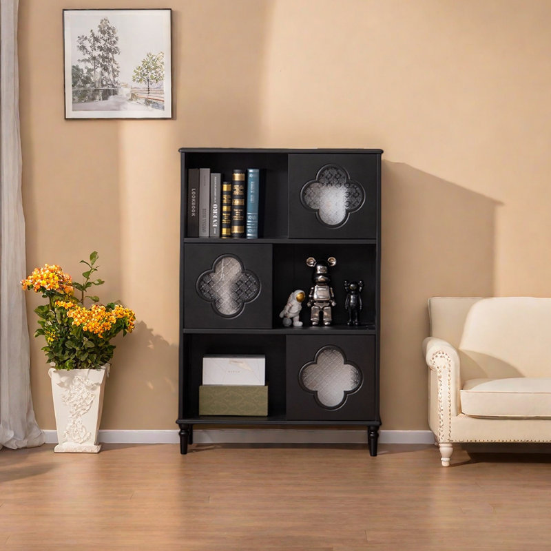 Dee, (3 tablettes) H 47,24 po x l 31,5 po x P 13,78 po, Noir