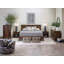 Rustic Walnut Open Nightstand