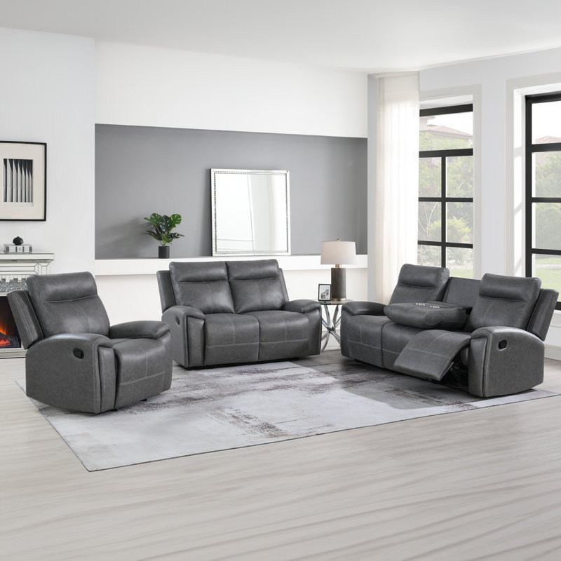 Mirtie 65'' Upholstered Reclining Loveseat