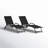Billett Outdoor Metal Chaise Lounge