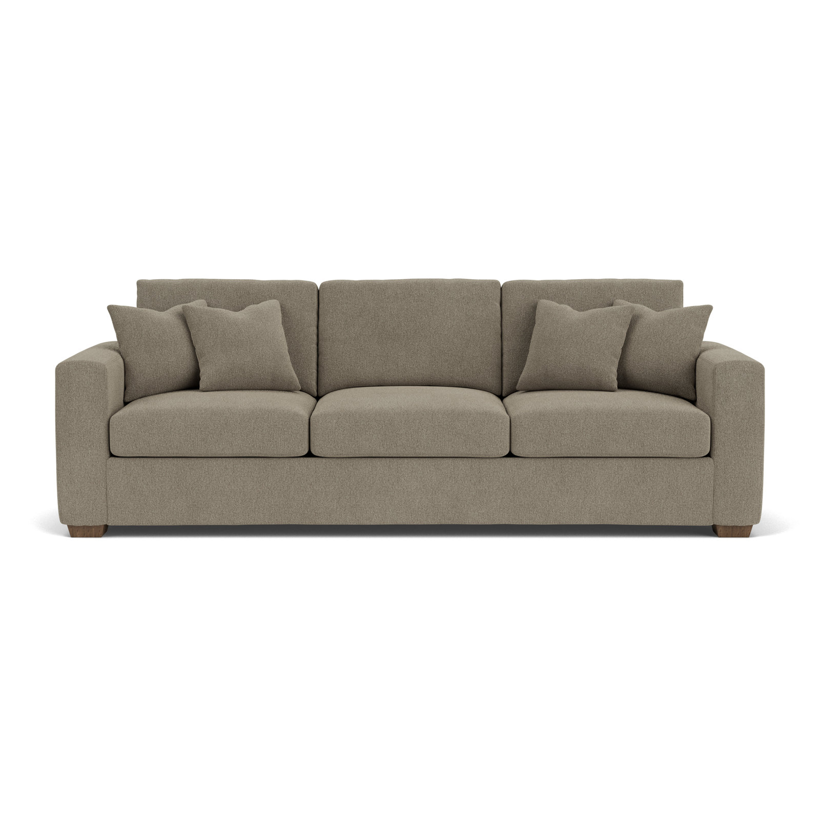 Anaiza 104'' Upholstered Sofa, Dark Gray Polypropylene/Olefin, 37" H x 104" W x 41" D