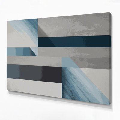 Minimalism 44 Blue Canvas Wall Art