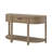 Curved 1-Drawer Console Table - Toffee