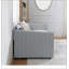 Lit simple gris élégant avec structure en métal durable et conception moderne pour des espaces compacts et un sommeil confortable-2021269651