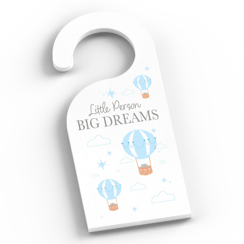 Burlington Text & Numbers Box Signs & Plaques, White/Blue