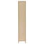 Bibliothèque rectangulaire à neuf niveaux Cappuccino, parfaite pour maximiser l'espace vertical et organiser vos livres