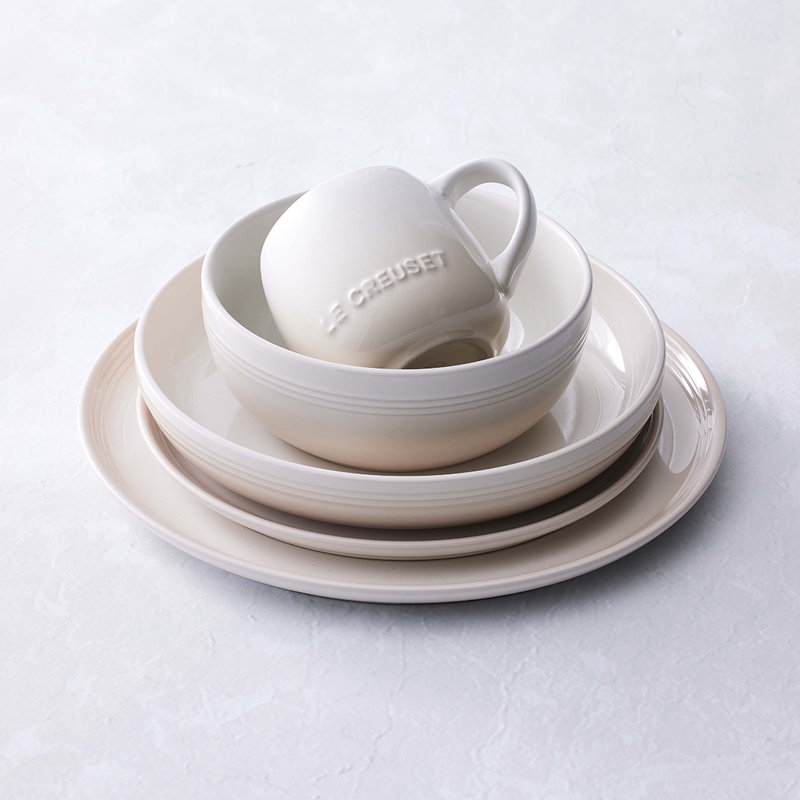 Le Creuset 320ml Coupe Sphere Mug, Meringue