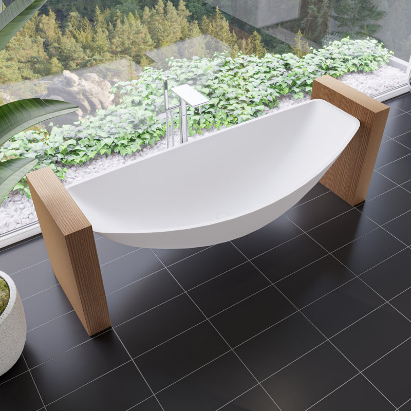 78.75'' x 78.75'' Soaking Acrylic Bathtub