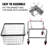 Metal Laundry Cart with Wheels