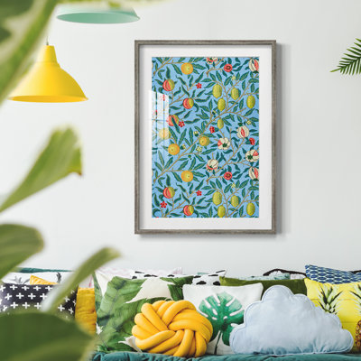 «Vintage Abstract Print», impression encadrée