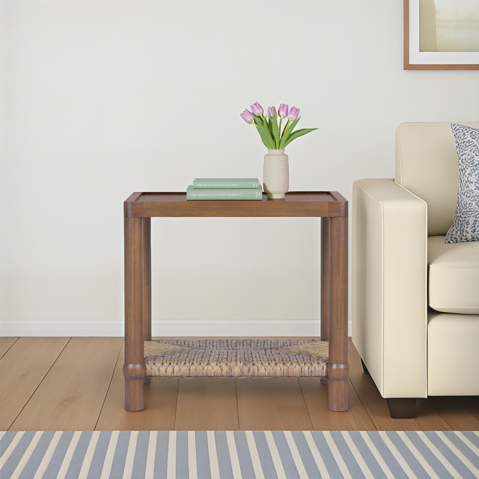 Gabriella End Table, Brown Mindi