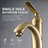 Single-handle Bathroom Faucet with Drain Assembly-92395934