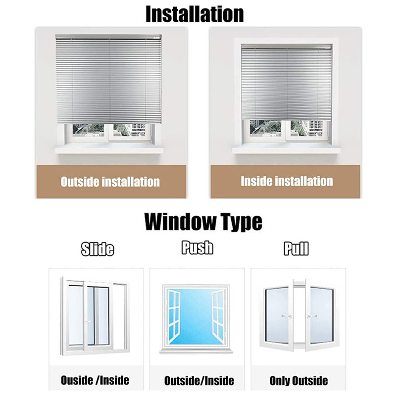My Home Store Sheer  PVC window Venetian Blind Blinds Easy Fit Trimmable Fittings Window Treatment, Natural