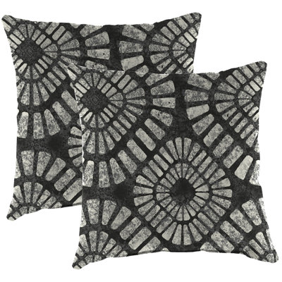 22" x 22" Seneca Caribbean Turquoise Tropical Outdoor Throw Pillow (Set of 2)