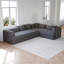 Canapé-lit convertible de 78,7 pouces avec coussin cylindrique pliable en chenille