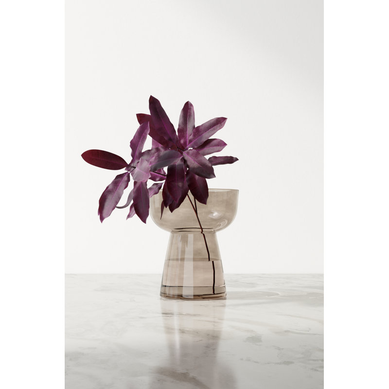 Vase de table Aylor, H 7 po x l 7,75 po x P 7,75 po
