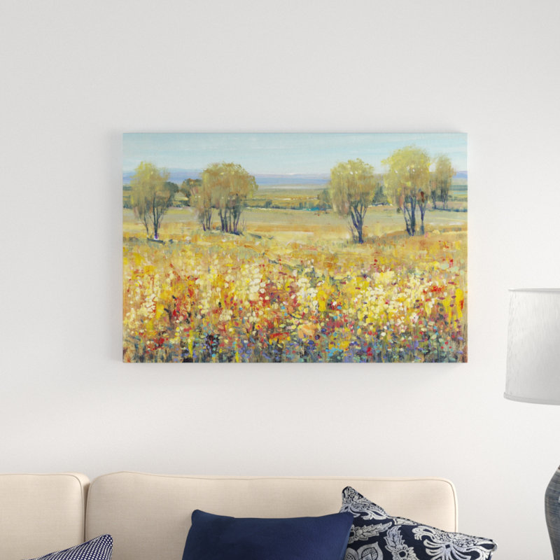 Golden Fields II by Timothy O' Toole - Painting, 61cm H x 91cm W, Wrapped Canvas