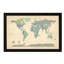 Map Of The World VI by Michael Tompsett - Print on Canvas-42157133-89232531