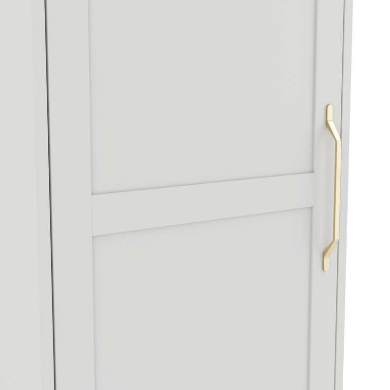 AUSTEN WHITE 1 DOOR SINGLE WARDROBE
