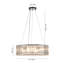 Abigeal 6 - Light Chandelier with Crystal Accents 