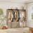Closet System with 6 drawers & 4 Hanging Rods-1281868048