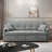 3 In 1 Convertible Sleeper Sofa Bed With Reclining Backrest, Pillows And Side Pockets-1869365428
