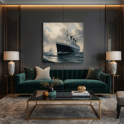 Art sur toile beige