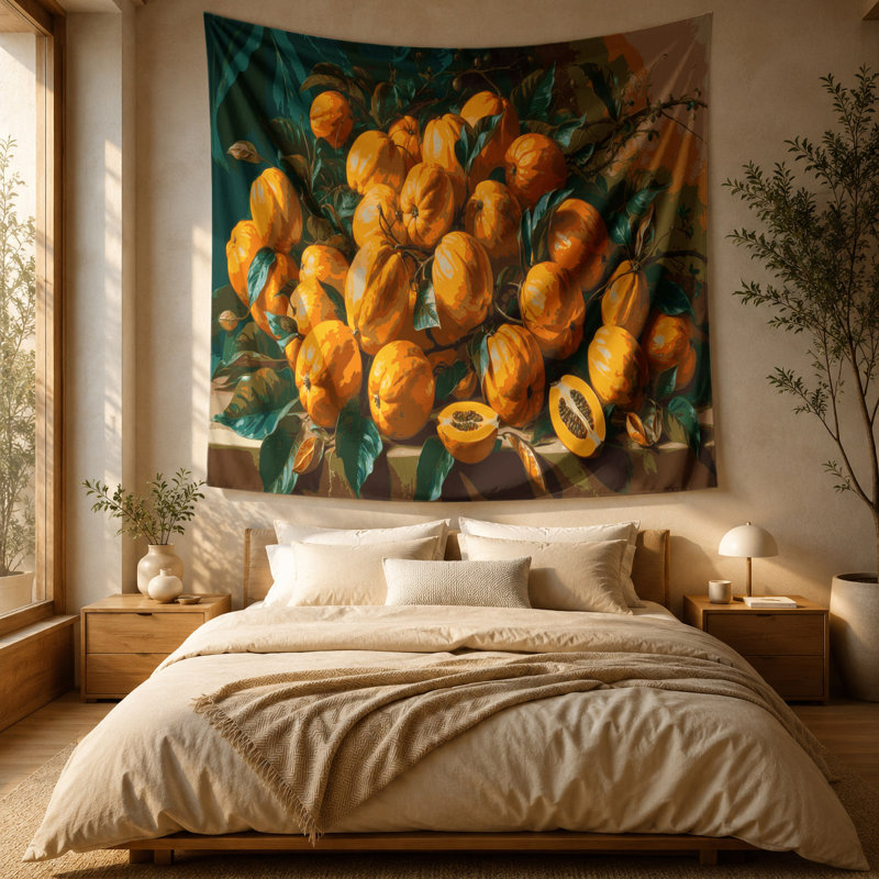 Tapisserie murale Fruit Cocona, 88 po x 104 po