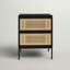 Table de chevet 2 tiroirs Prudhoe-728672435