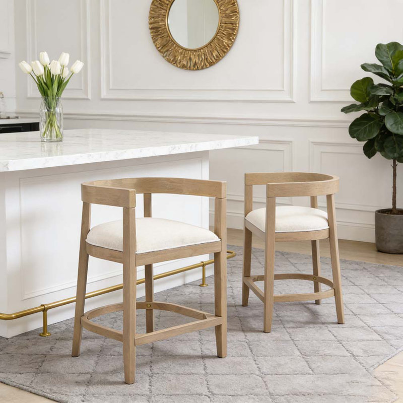 Rubberwood Counter Stool