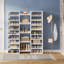 47.2" White 14-Tier Shoe Storage Cabinet