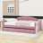Twin Velvet Upholstered Daybed with Tufted Detailing, Twin Trundle and USB & Type-C Ports-1185029068