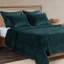Bari Velvet Rayon Queen Quilt-703943076-703943077