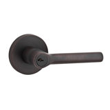 Tube Passage Door Lever with Contemporary Round Rosette