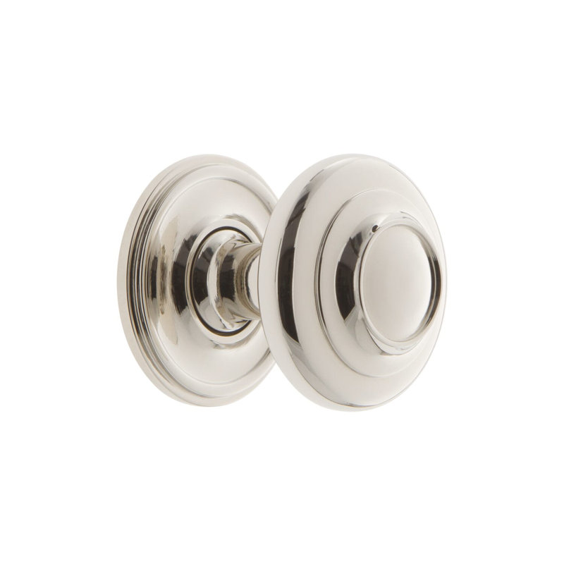 Circulaire Round Knob, Polished Nickel