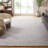 Natura Hand Loomed Pet Yarn Pile Solid Color Rug-138044912