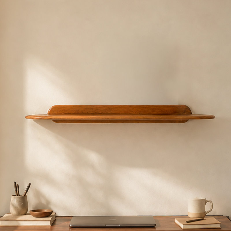 Tablettes murales flottantes en bois Sephine
