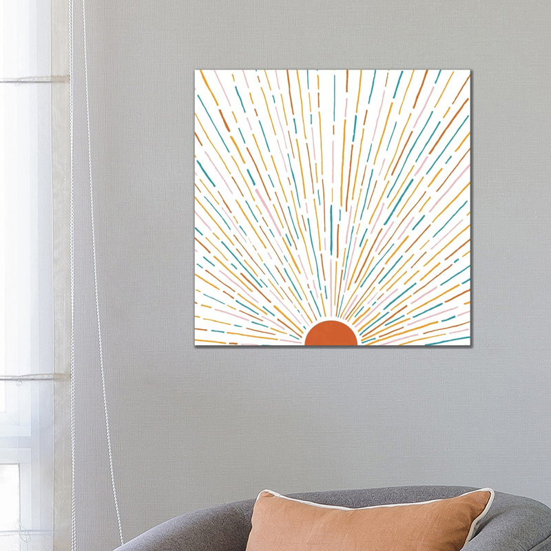 Sunshine All Around - Print on Canvas, 66.04cm H x 66.04cm W x 3.81cm D, Wrapped Canvas