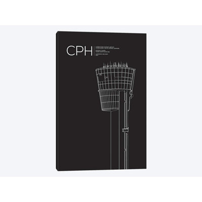 « cph tour, copenhague » par 08, reproduction d’impression sur toile