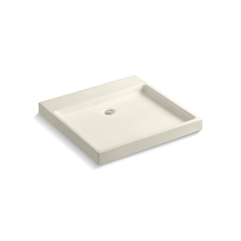 Purist® Ceramic Rectangular Drop-In Bathroom Sink, White, Single