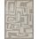 Carmel Hand Tufted Abstract Area Rug in Beige/Ivory