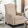 Joziah Wide Classic Push Back Massager Recliner with Tufted Back and Rivets