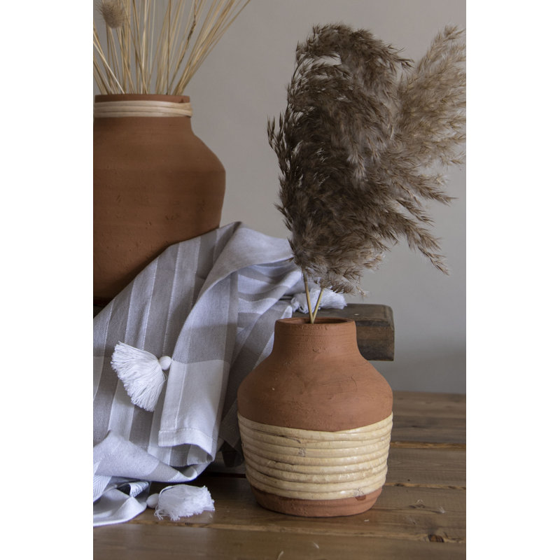 Taro Handmade Terracotta Table Vase