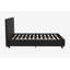 Lit plateforme tapissier capitonné à profil bas Bhaven-30189518-30189557