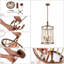 Lustre cylindrique unique à 4 lumières Advith