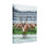 «Christmas Reindeer Team In Snowy Stadium Field», ensemble de 3 impressions d'art sur toile